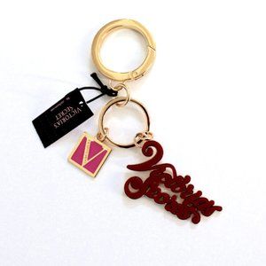 Victoria's Secret Logo Metal Keychain Bag Charm